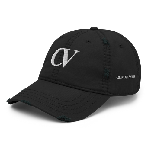 Classic Emblem Distressed Cap
