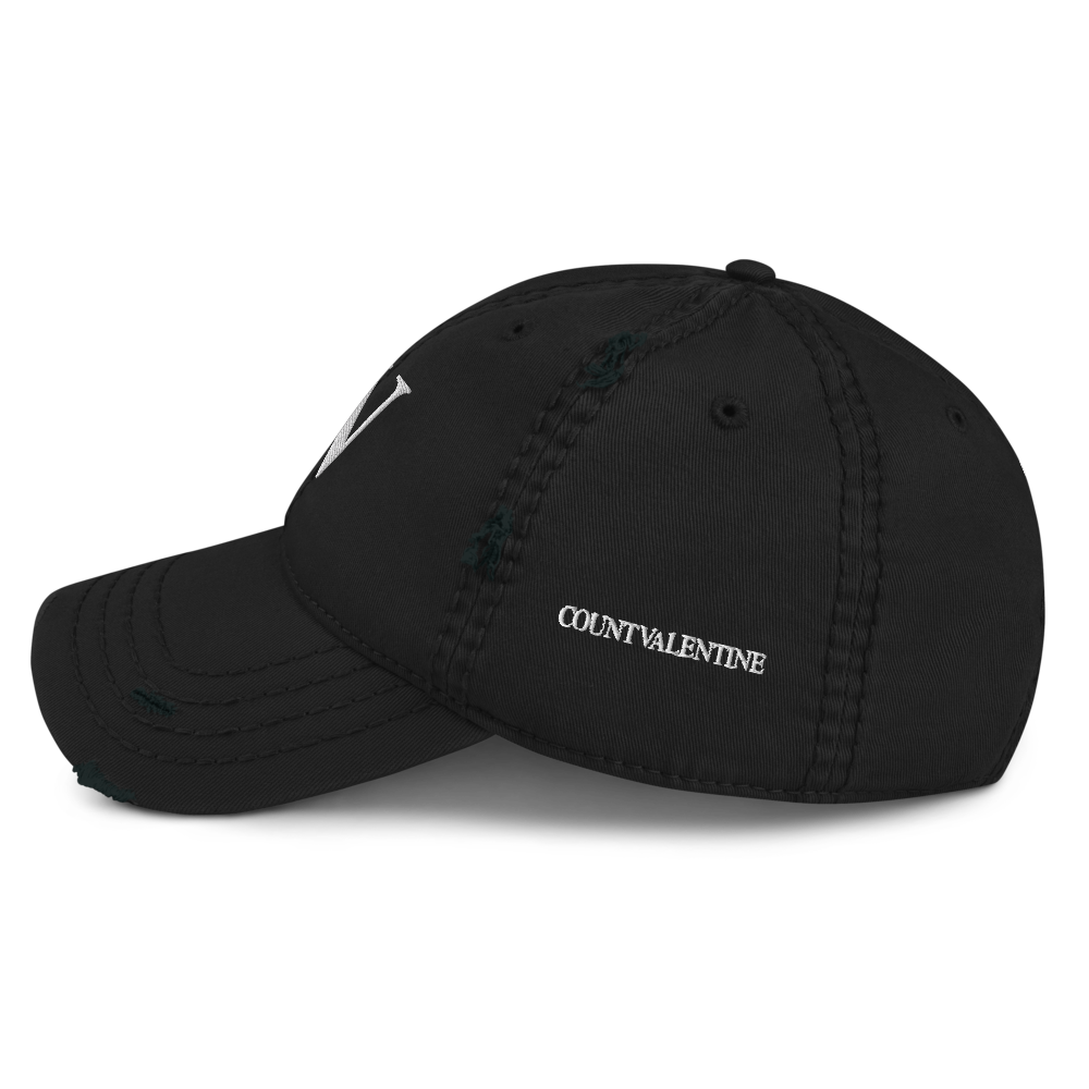 Classic Emblem Distressed Cap