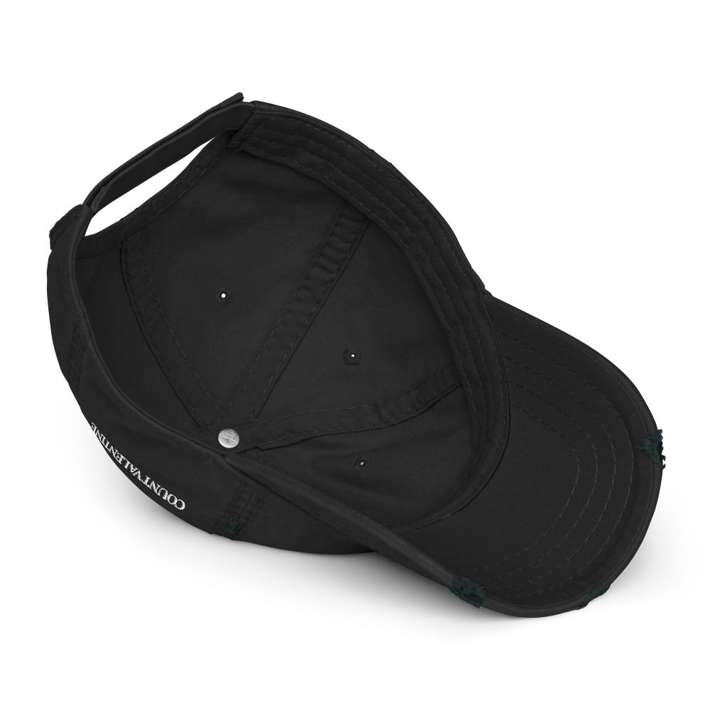 Classic Emblem Distressed Cap