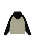 Color-Block Raglan Sleeve Hoodie