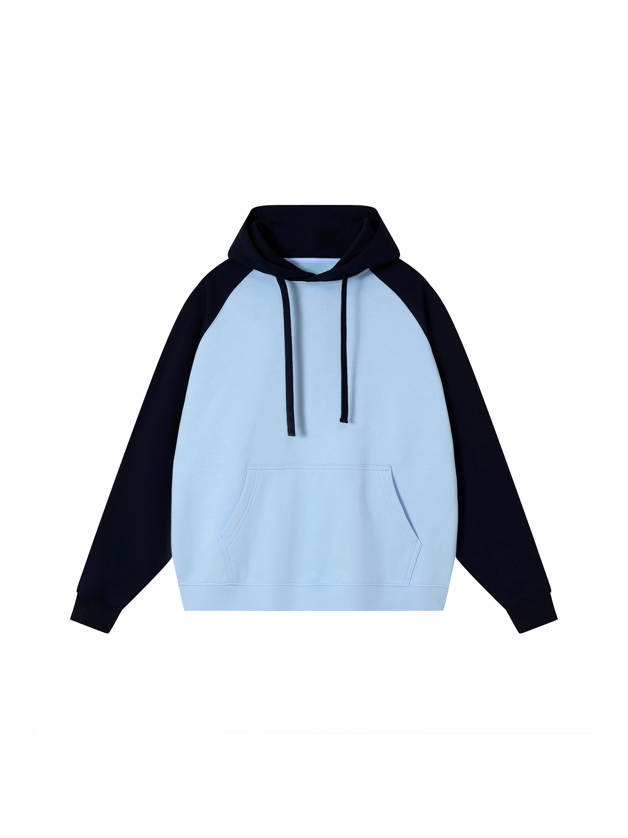 Color-Block Raglan Sleeve Hoodie