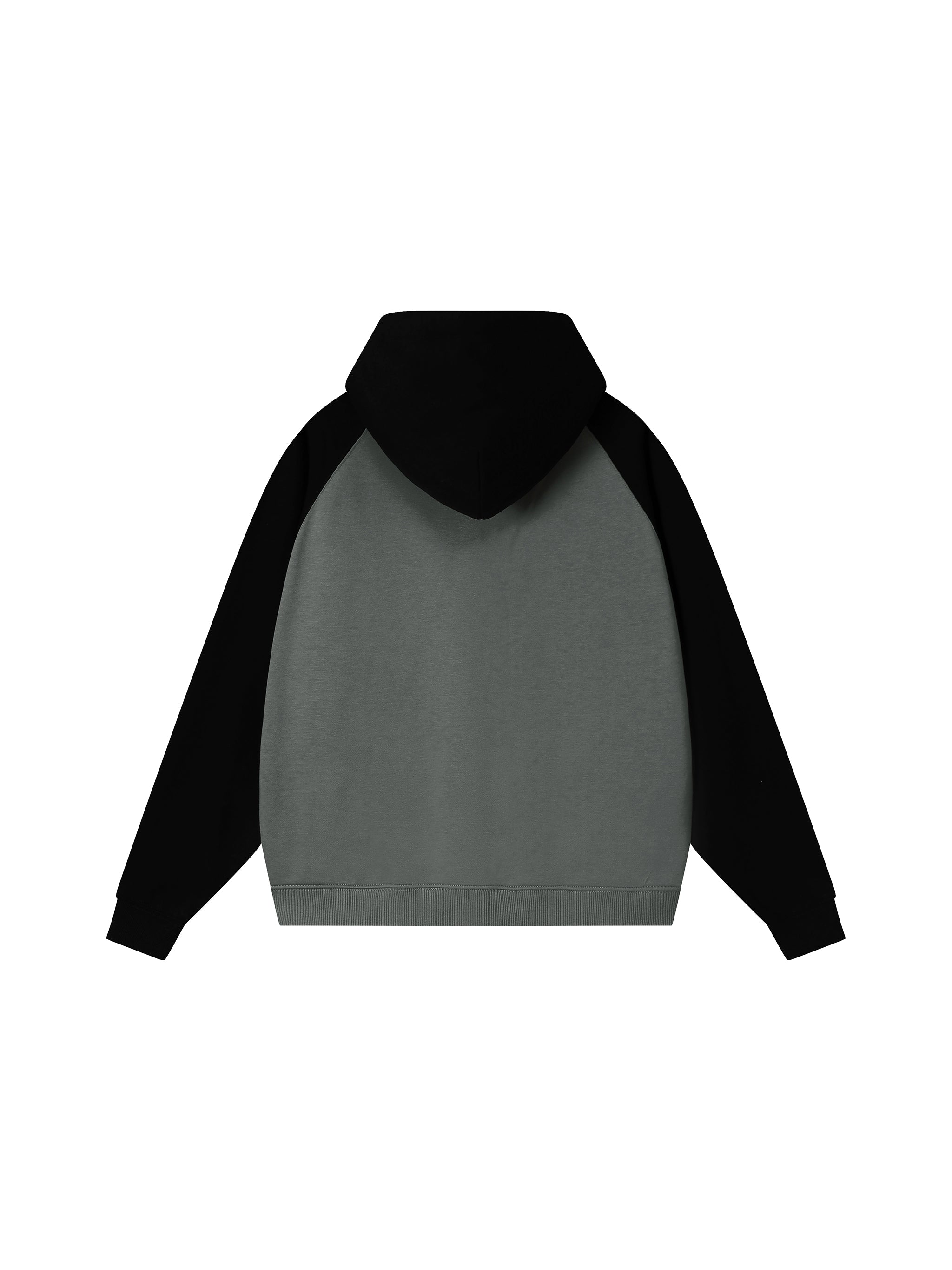 Color-Block Raglan Sleeve Hoodie