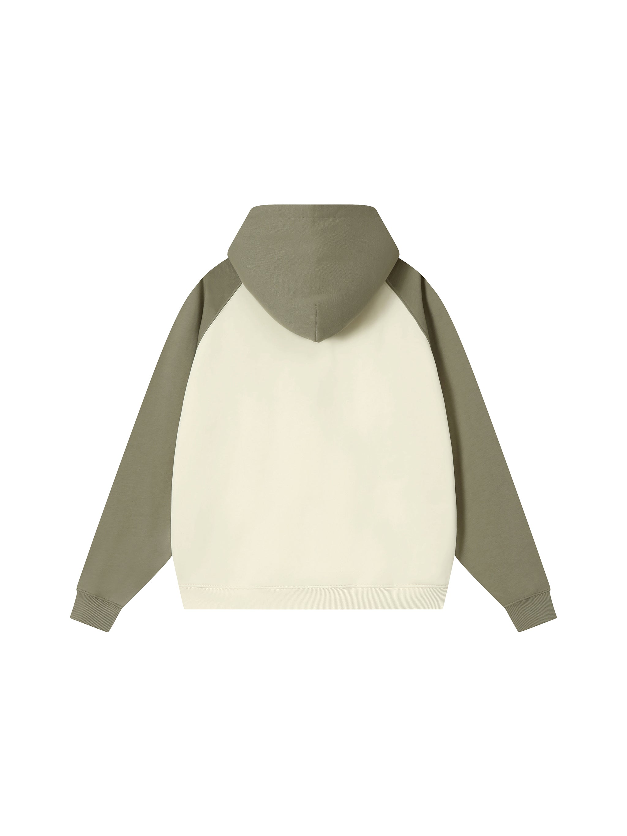 Color-Block Raglan Sleeve Hoodie