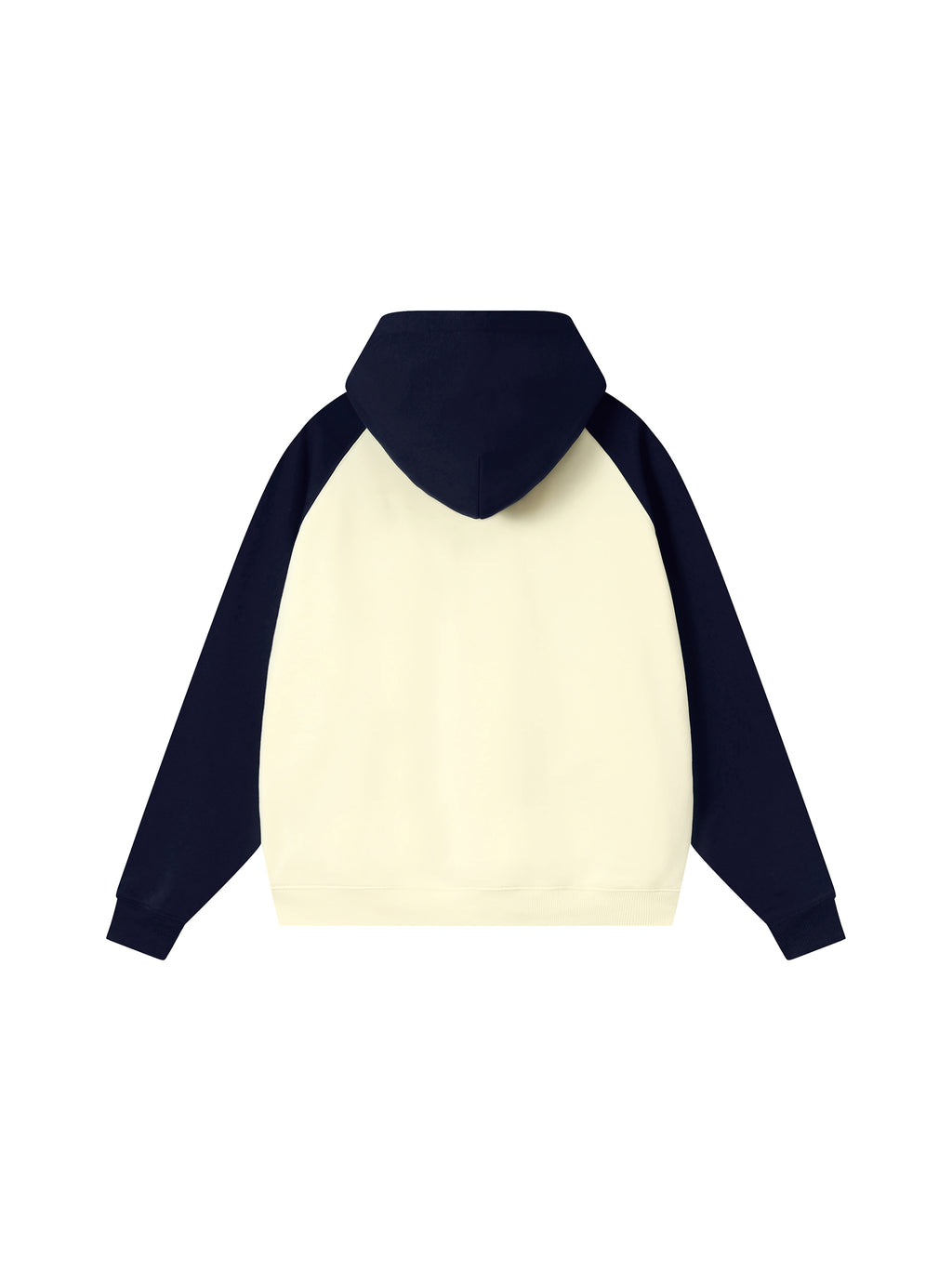 Color-Block Raglan Sleeve Hoodie