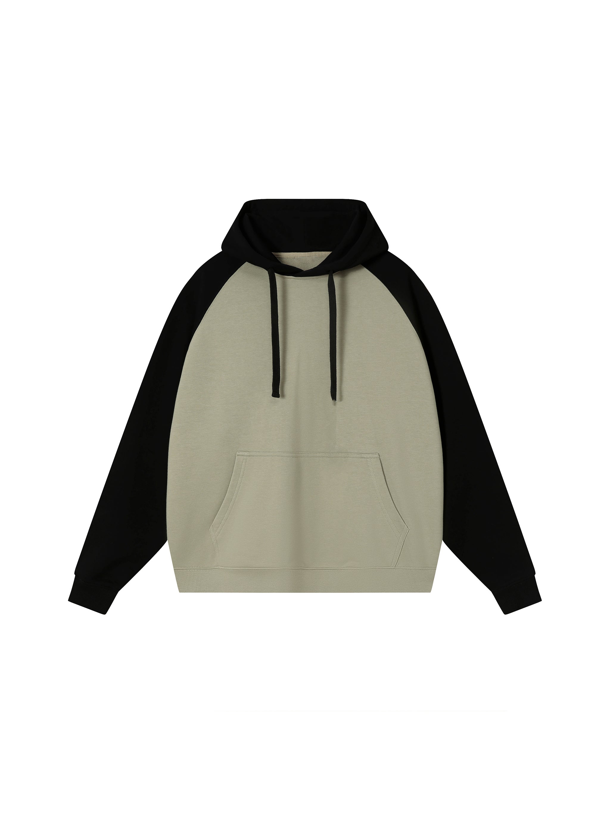 Color-Block Raglan Sleeve Hoodie
