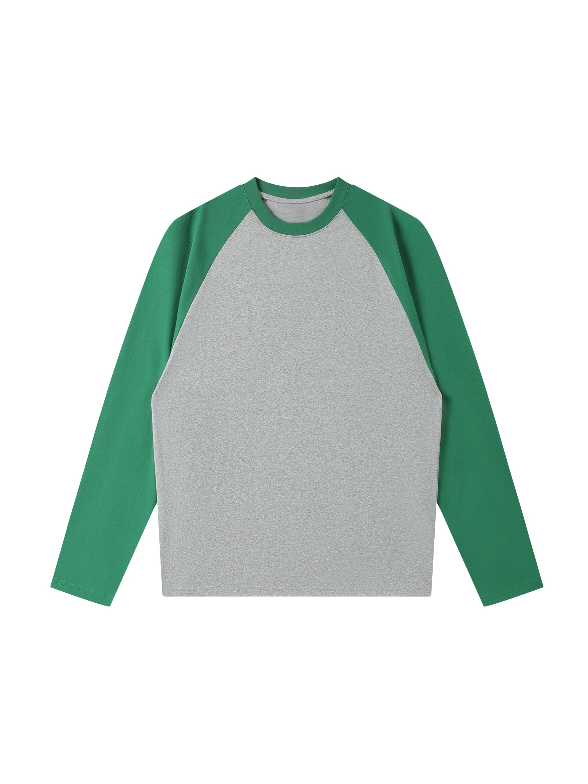 Color-Blocked Raglan Long-Sleeve T-Shirt