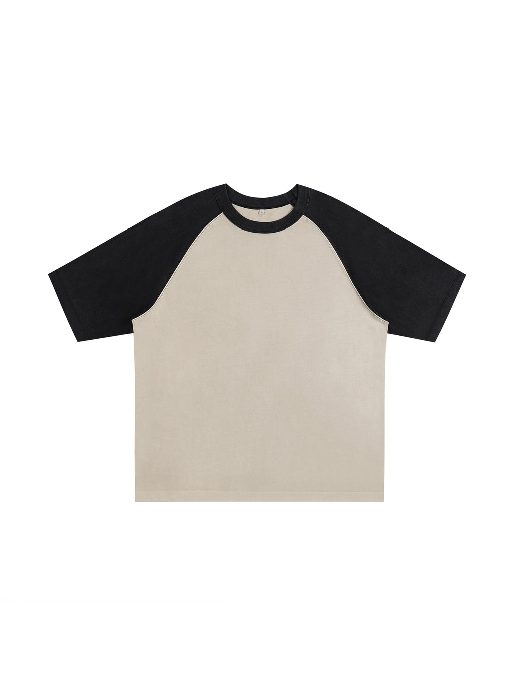 Color-Blocked Raglan Sleeve T-Shirt