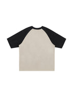 Color-Blocked Raglan Sleeve T-Shirt