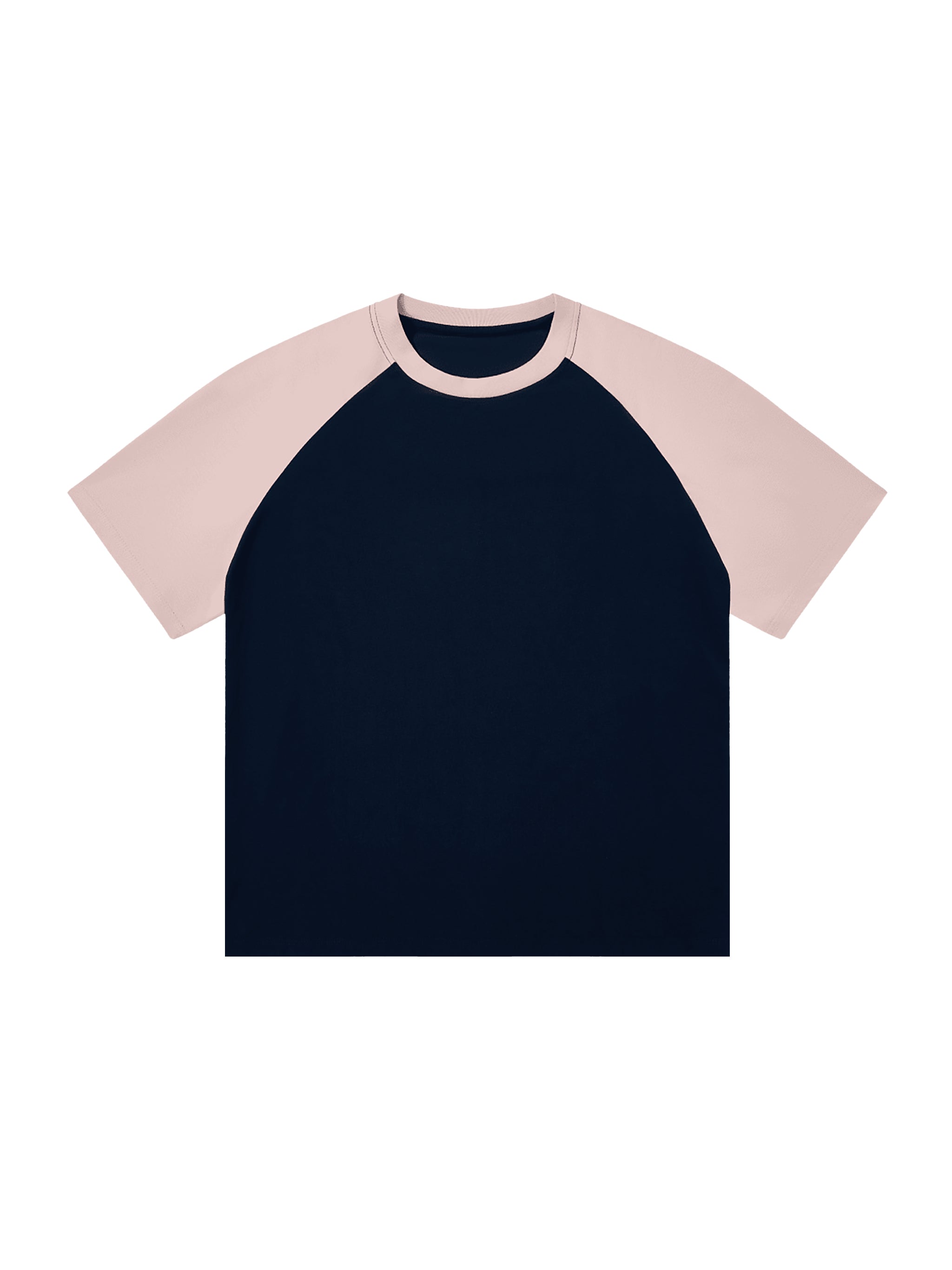 Color-Blocked Raglan Sleeve T-Shirt