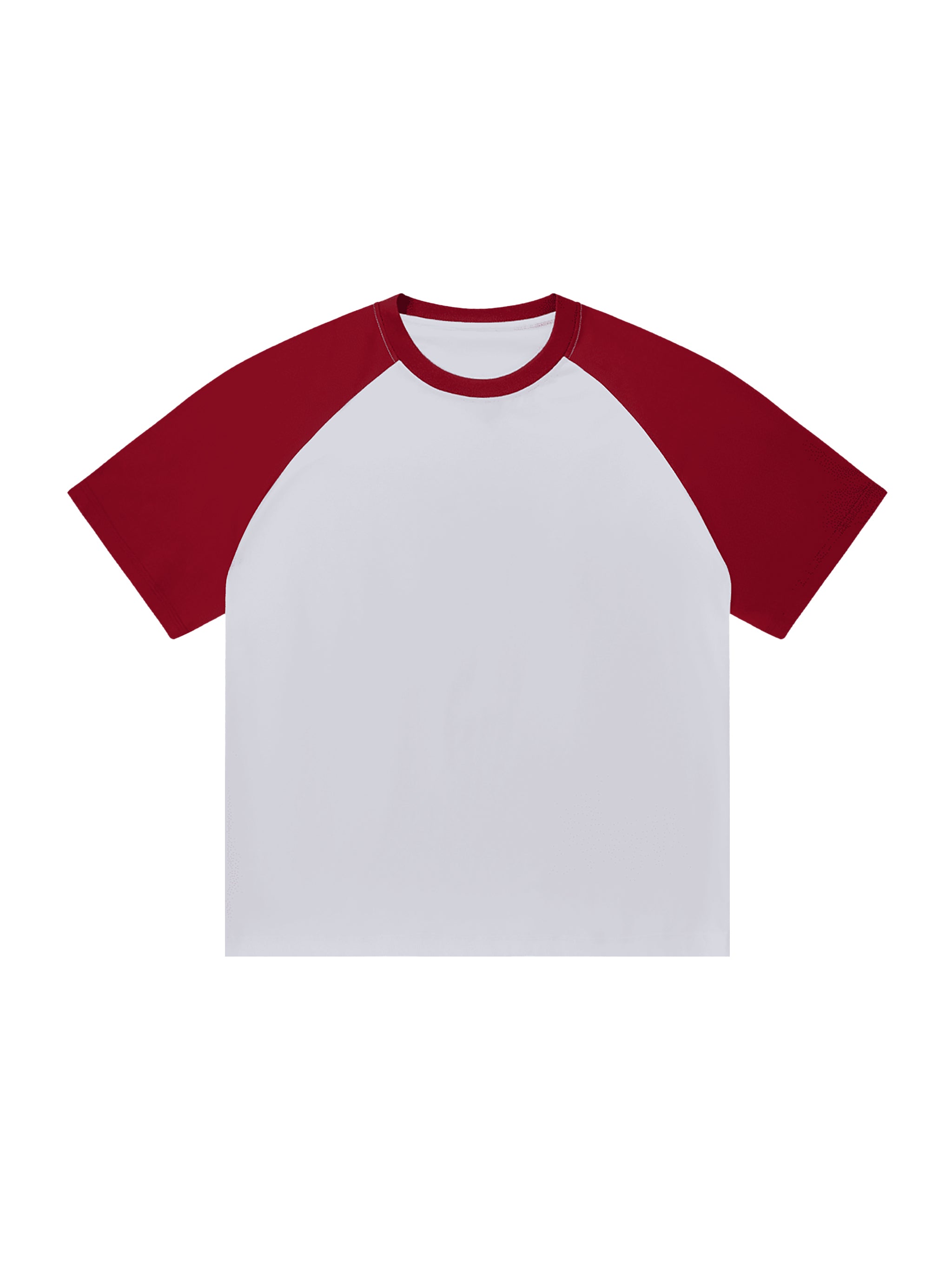 Color-Blocked Raglan Sleeve T-Shirt