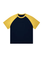 Color-Blocked Raglan Sleeve T-Shirt