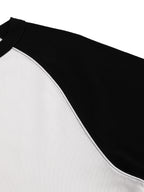 Color-Blocked Raglan Sleeve T-Shirt
