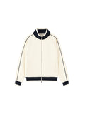 Color Block Raglan Sleeve Zip Track Jacket