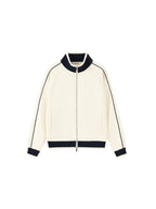 Color Block Raglan Sleeve Zip Track Jacket