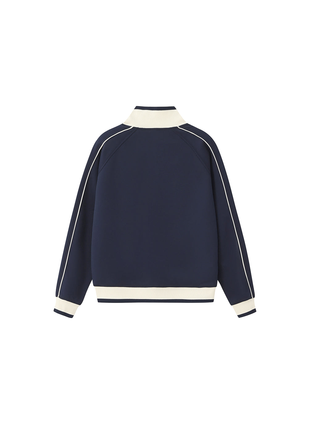 Color Block Raglan Sleeve Zip Track Jacket