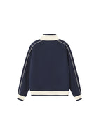 Color Block Raglan Sleeve Zip Track Jacket