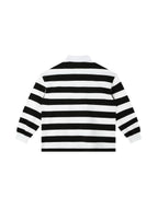 Color Block Stripe Polo Shirt