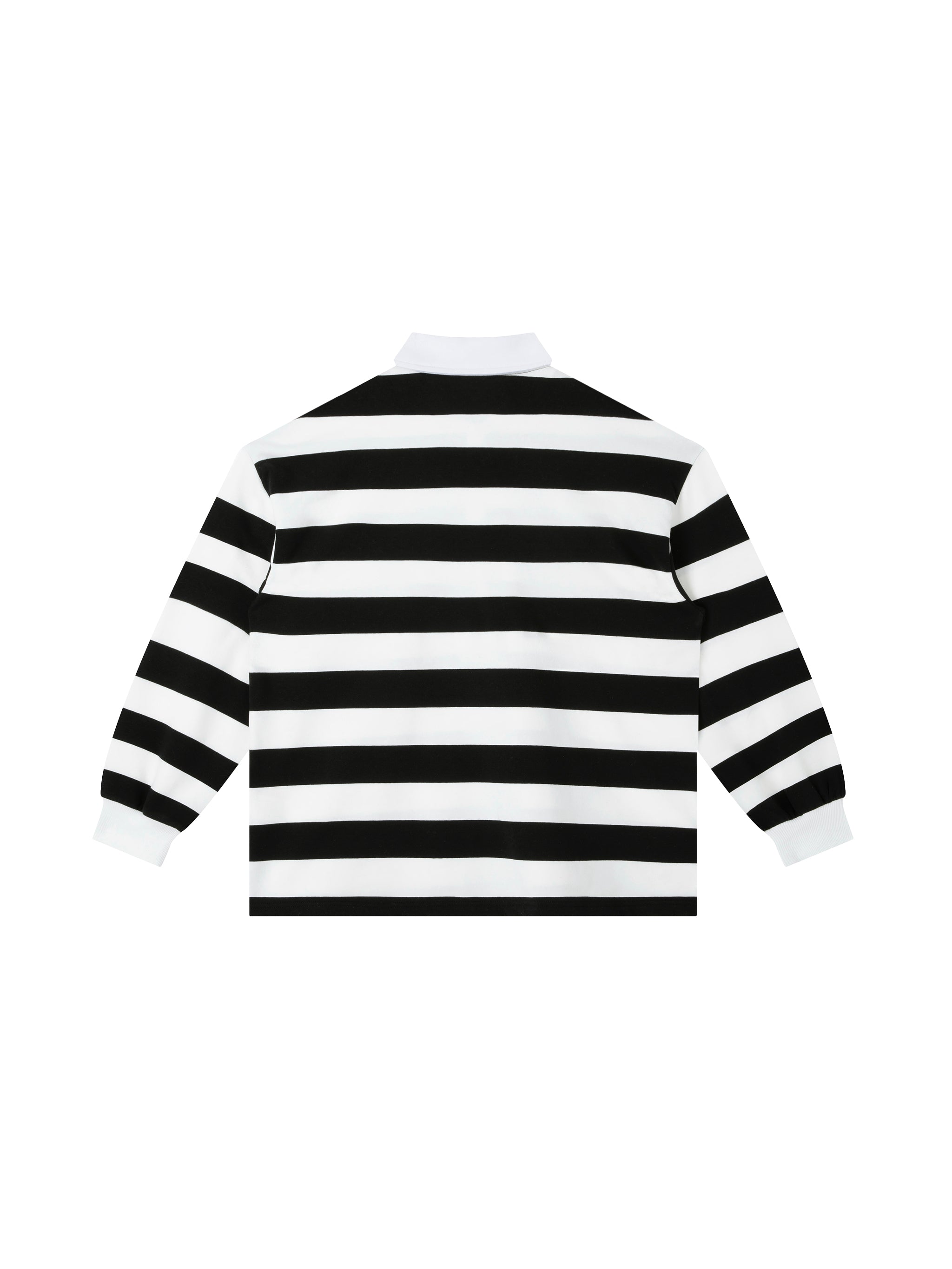 Color Block Stripe Polo Shirt