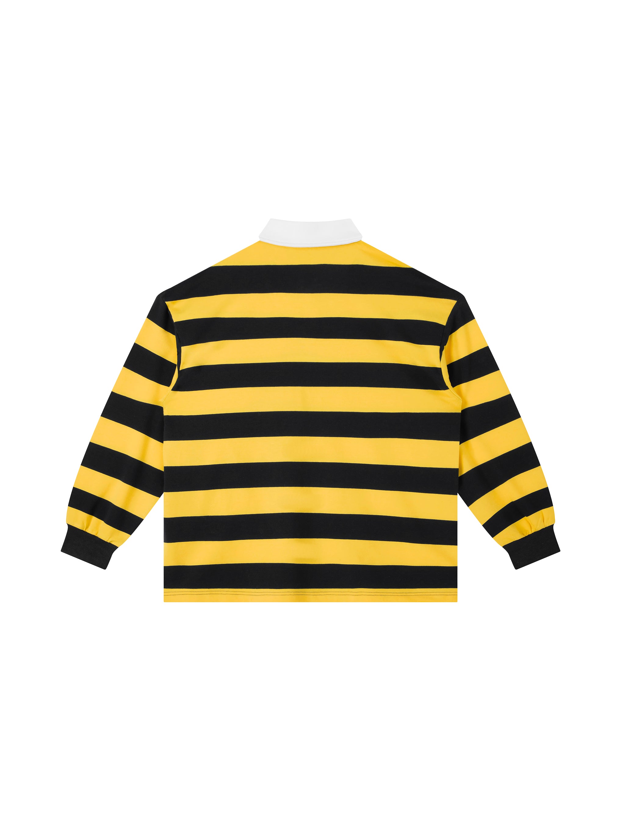 Color Block Stripe Polo Shirt