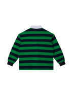Color Block Stripe Polo Shirt