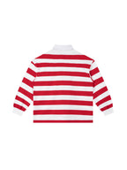 Color Block Stripe Polo Shirt