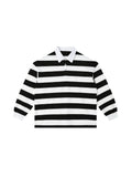 Color Block Stripe Polo Shirt