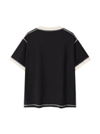 Contrast-Stitched Cotton T-Shirt