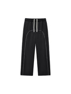Contrast-Stitched Fleece Sweatpants