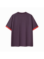 Contrast Cuff Cuffed T-Shirt