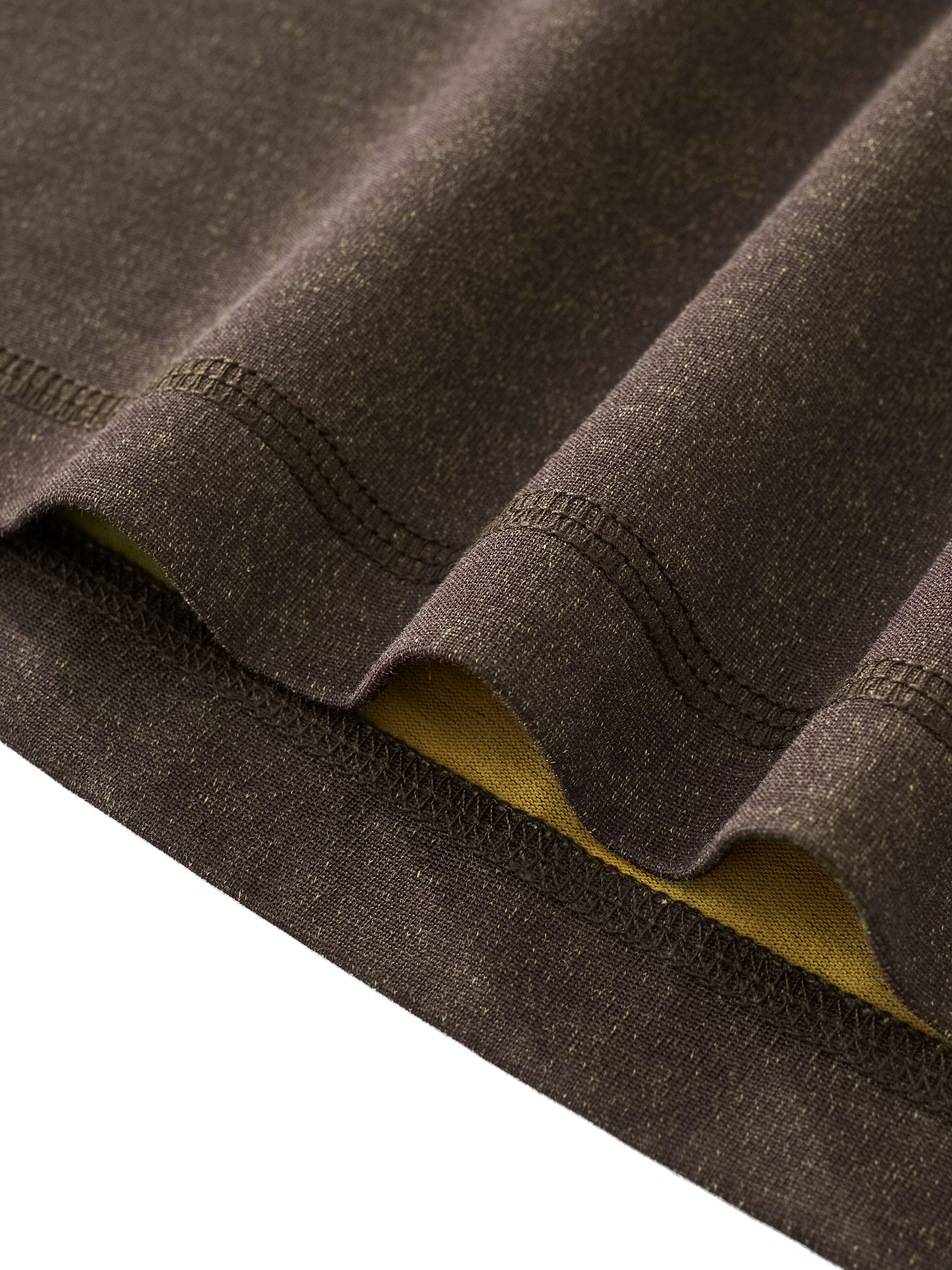 Contrast Cuff Cuffed T-Shirt