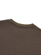 Contrast Cuff Cuffed T-Shirt