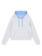 Contrast Drawstring Hoodie