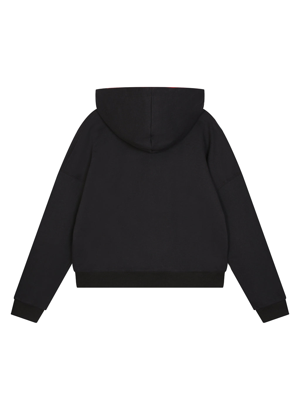 Contrast Drawstring Hoodie