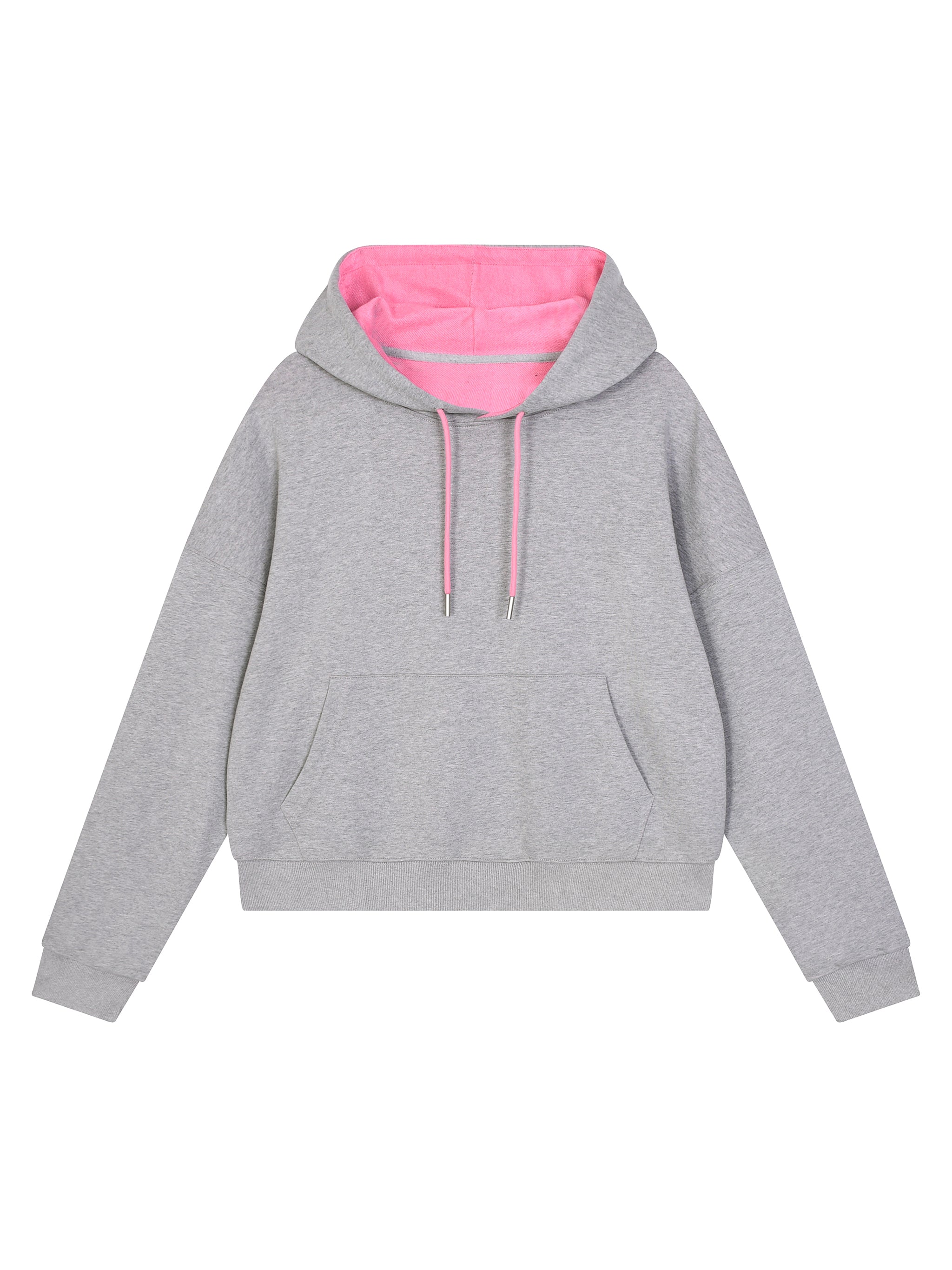 Contrast Drawstring Hoodie