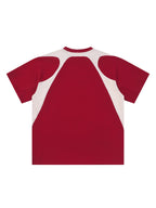 Contrast Panel Cotton T-Shirt