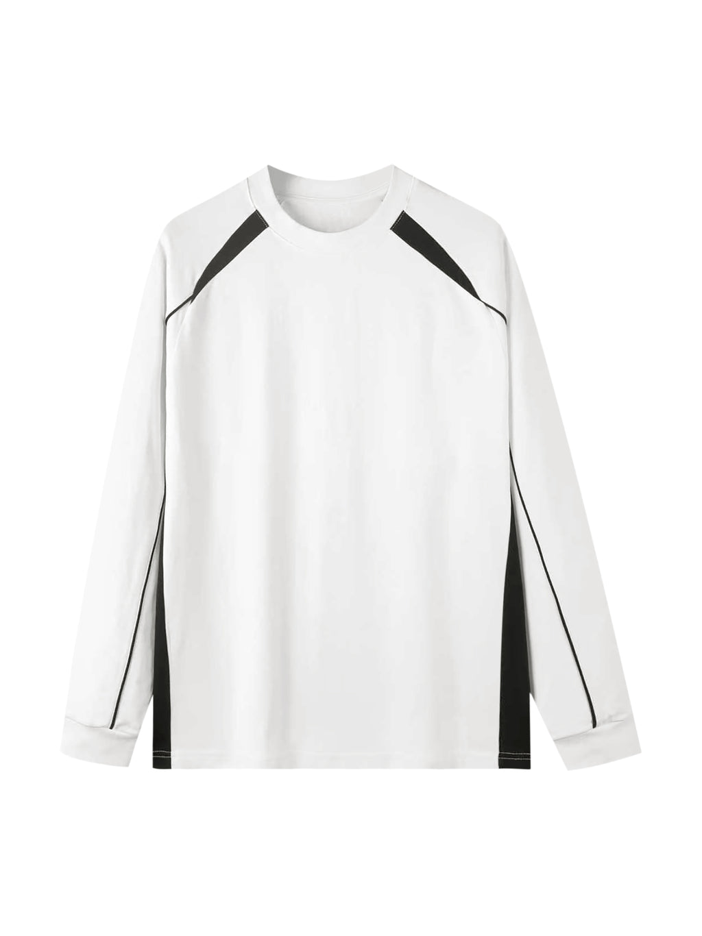 Contrast Panel Raglan Sweatshirt