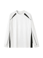 Contrast Panel Raglan Sweatshirt