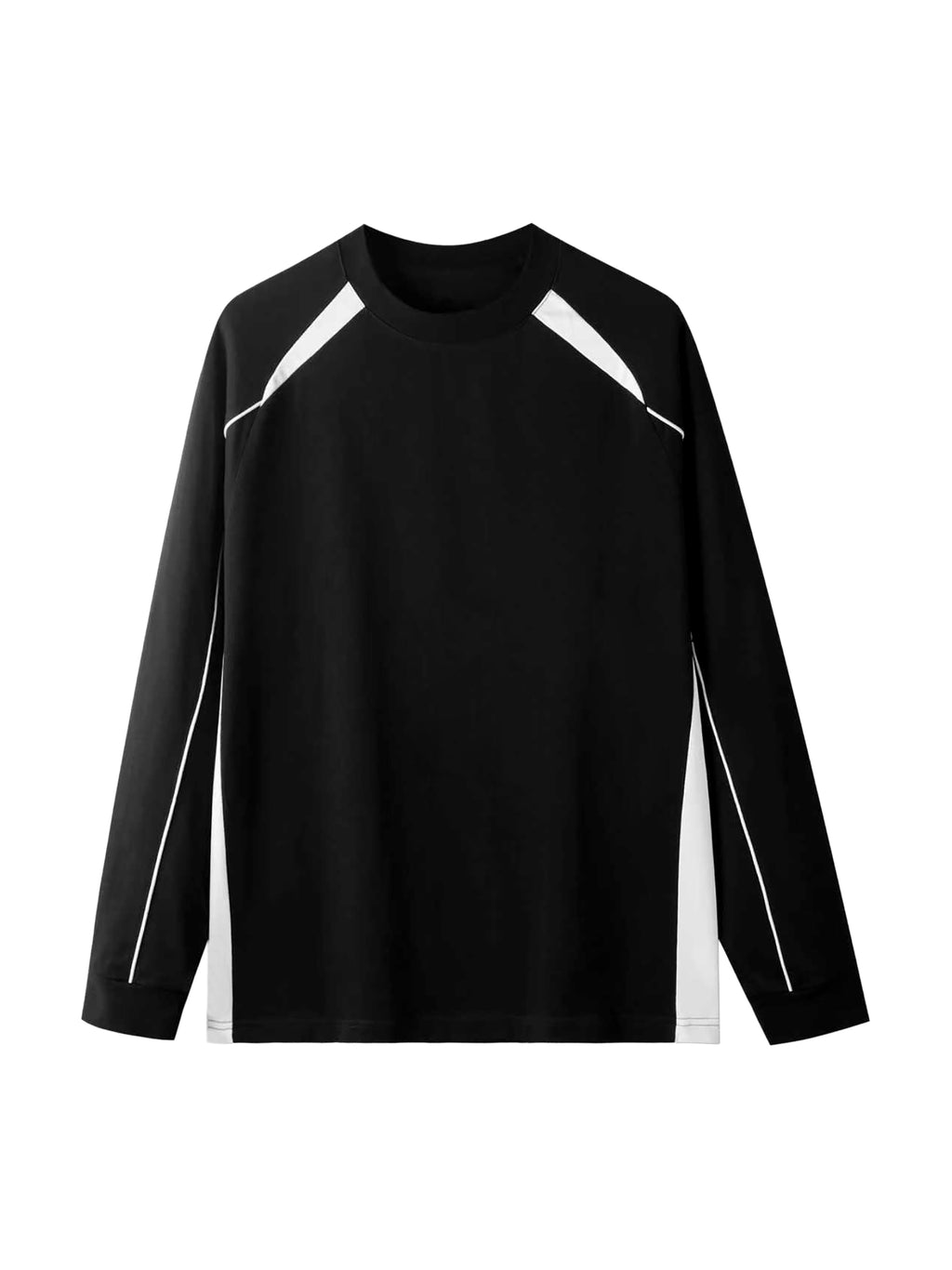 Contrast Panel Raglan Sweatshirt