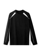 Contrast Panel Raglan Sweatshirt