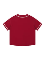 Contrast Piped Button-Up Jersey