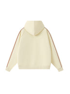 Contrast Piping Raglan Hoodie