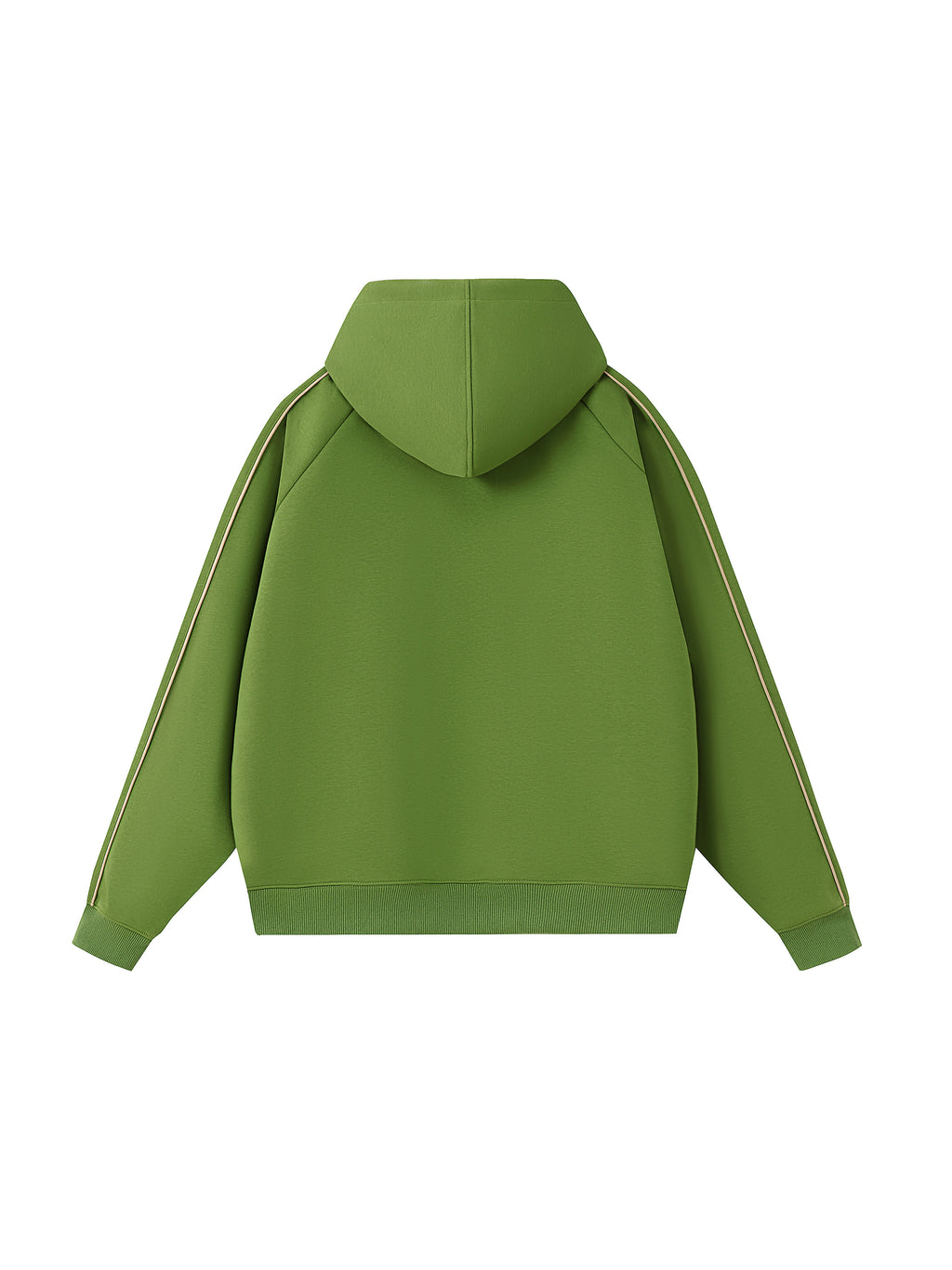 Contrast Piping Raglan Hoodie