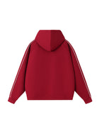 Contrast Piping Raglan Hoodie