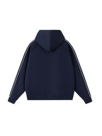 Contrast Piping Raglan Hoodie