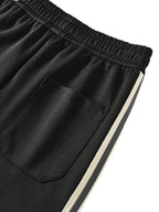 Contrast Side-Stripe Straight-Leg  Pants