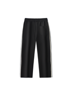 Contrast Side-Stripe Straight-Leg  Pants