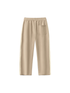 Contrast Side-Stripe Straight-Leg  Pants