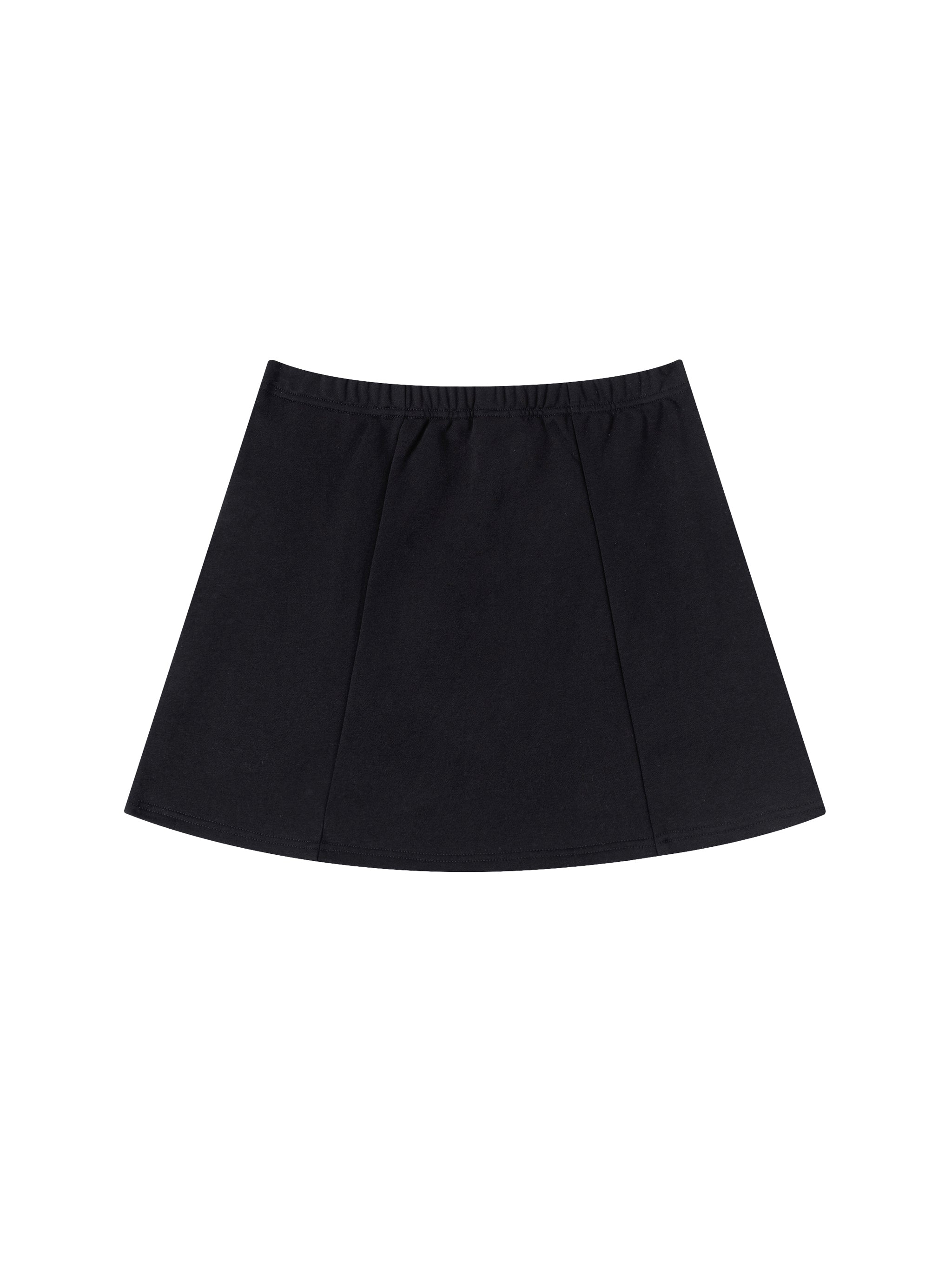Contrast Side Stripe Slit Skirt