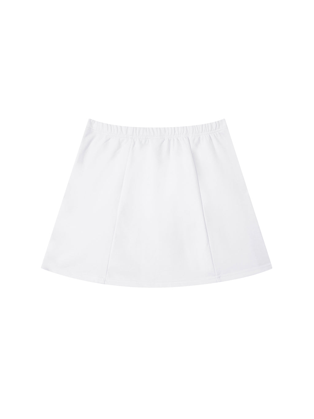 Contrast Side Stripe Slit Skirt