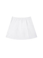 Contrast Side Stripe Slit Skirt